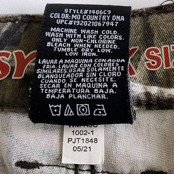 Mossy Oak Camo Pants Relaxed Fit Cargo Breakup Hunting Mens 36 38 X32 - Picture 5 of 10